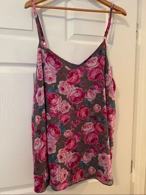 Torrid Sophie Floral Pink Rose Cami Top